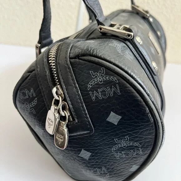 MCM Black Satchel - Picture 3 of 14